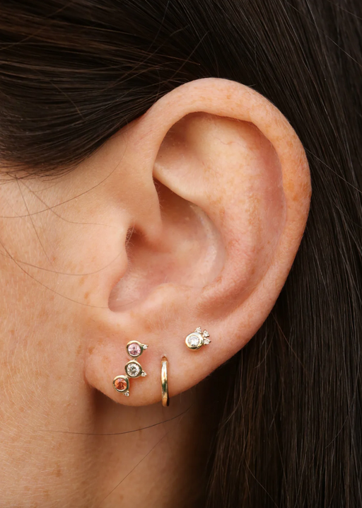 Pinnacle Stud with Mixed Gems photo