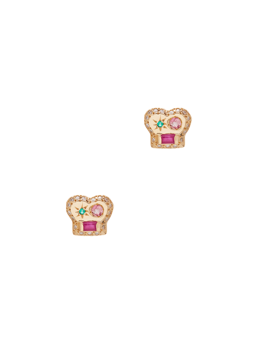 The max icon stud with mixed gems photo