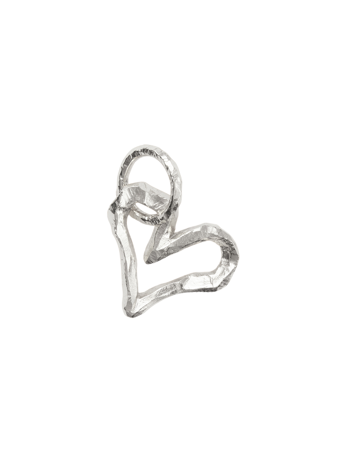 Ringo open heart pendant in silver