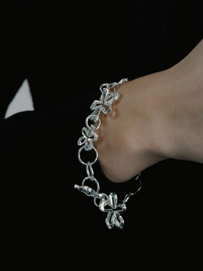 Swedish summer bracelet in silver