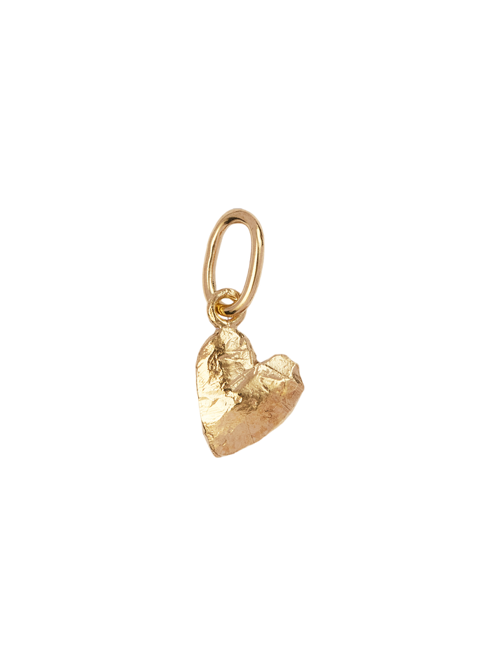 Lucky heart pendant in 18k yellow gold