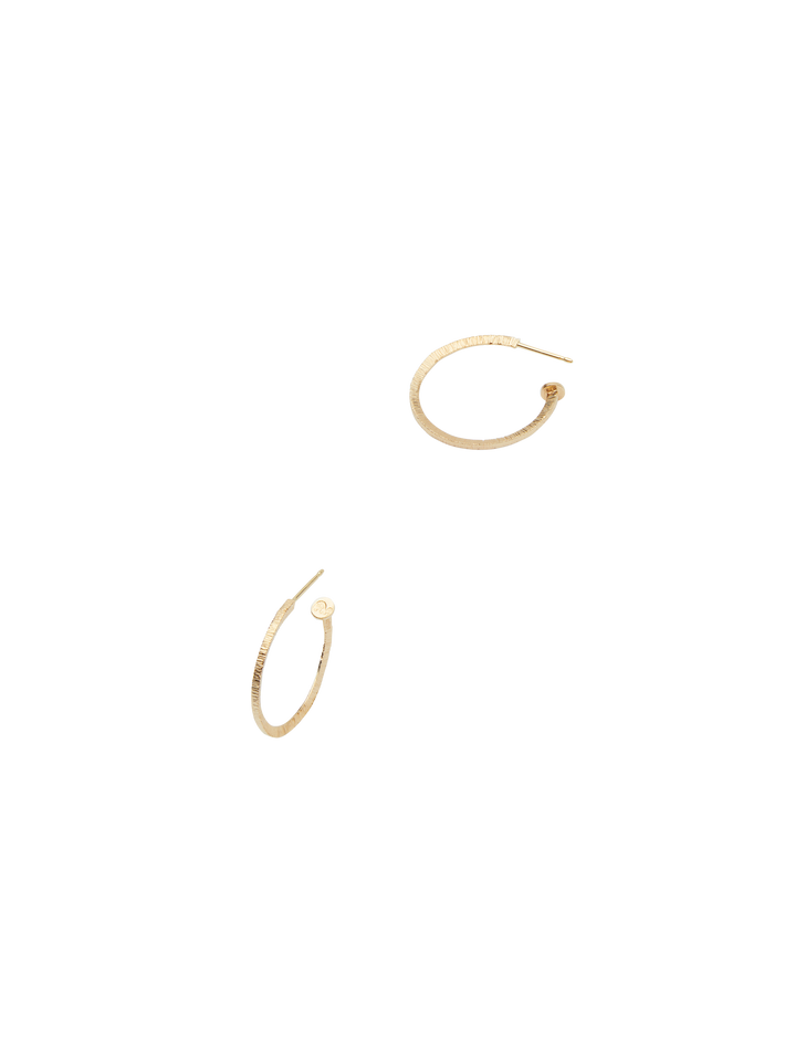 Randi creol earrings in 18k yellow gold