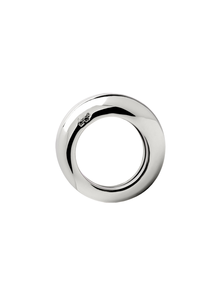 Large Nubo ring in silver