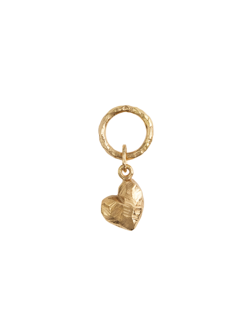 Ringo heart pendant in 18k yellow gold photo