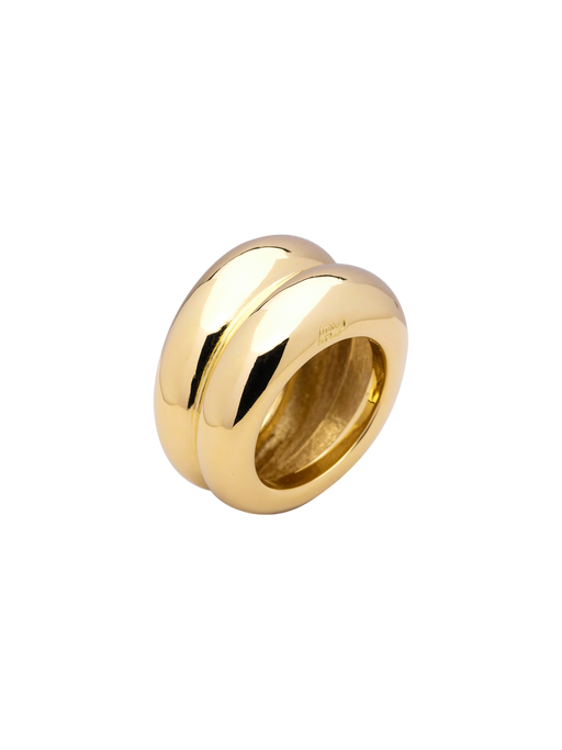 Large Nubo ring in 18k yellow gold photo