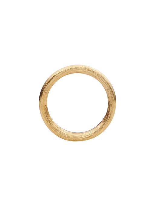 Vide plain ringin 18k yellow gold photo