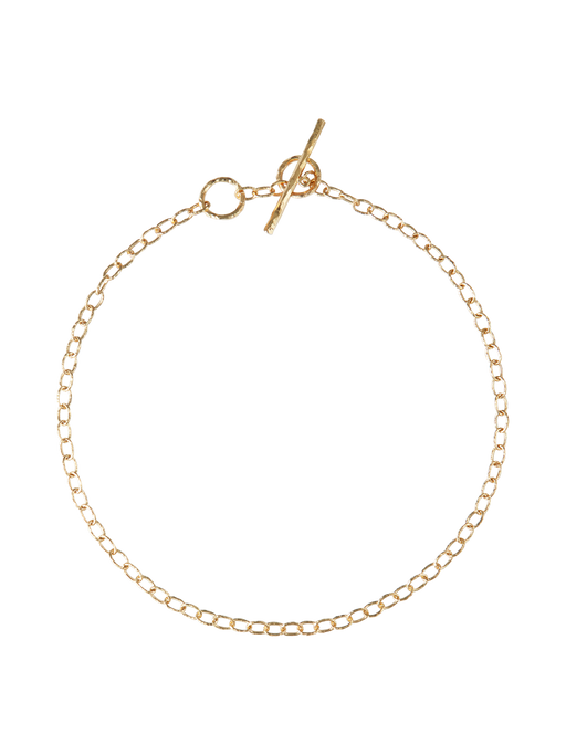 T - chain in 18k yellow gold photo