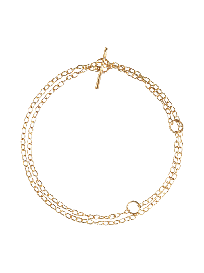 T - chain in 18k yellow gold