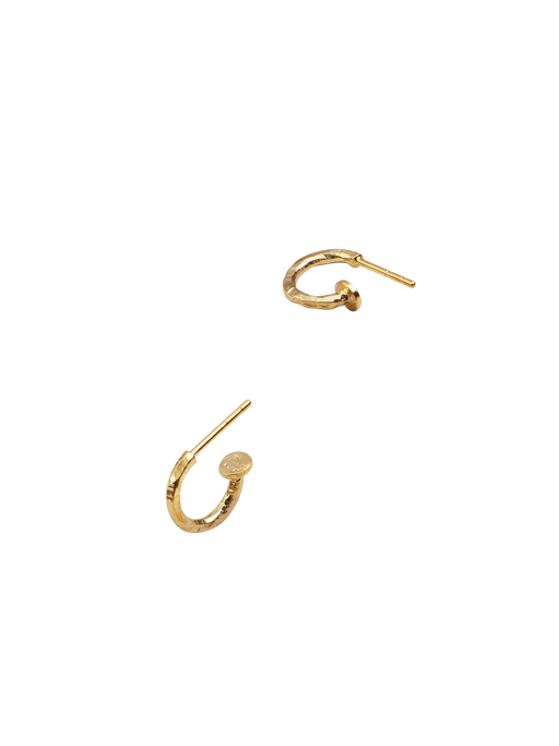 Ringo creol earrings in 18k yellow gold photo