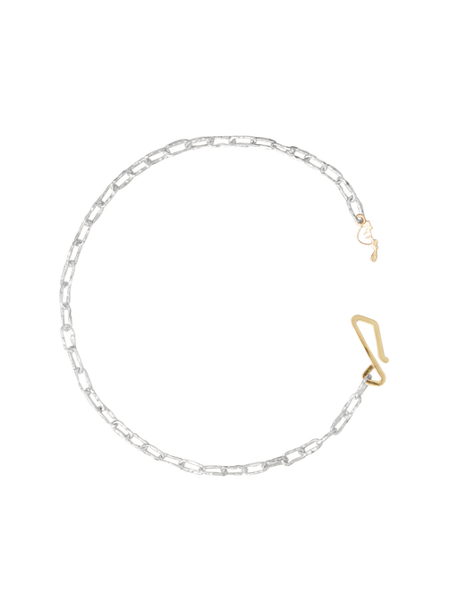 Stella mini bracelet in silver and 18k yellow gold photo