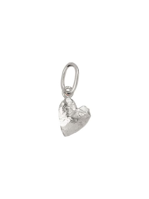 Lucky heart pendant in silver photo