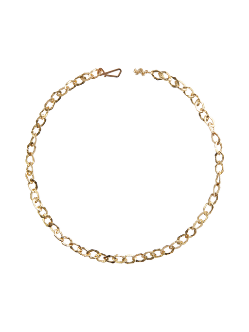 Grim chain in 18k yellow gold photo