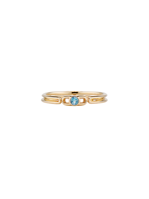 Encounter ring - aquamarine photo