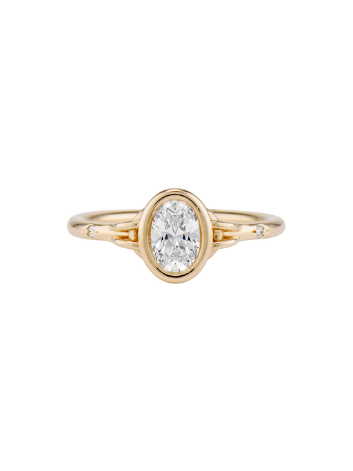 Suspended in time ring - oval photo