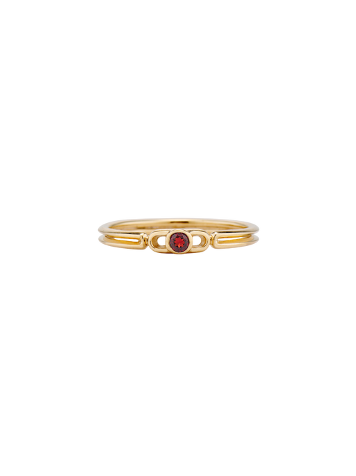 Encounter ring - garnet photo