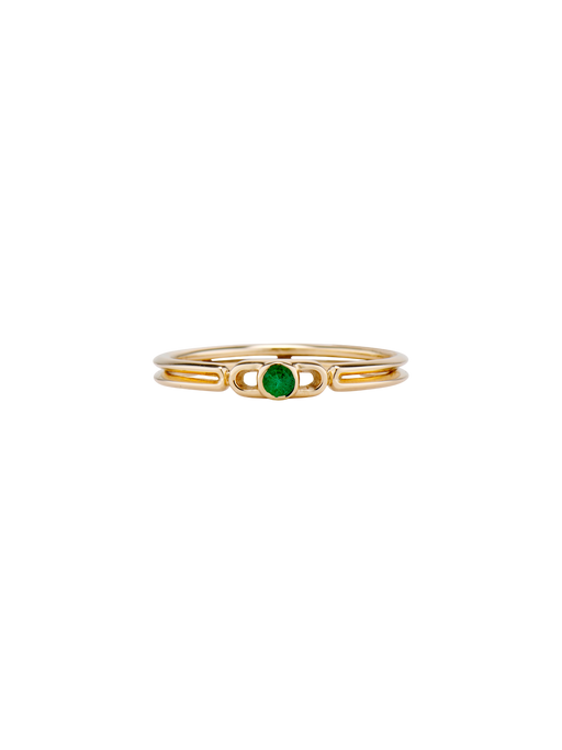 Encounter ring - emerald photo