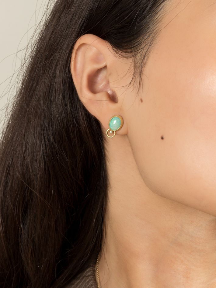 Opal earring 