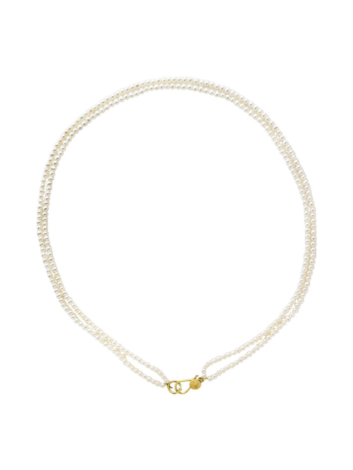 Petite pearl necklace