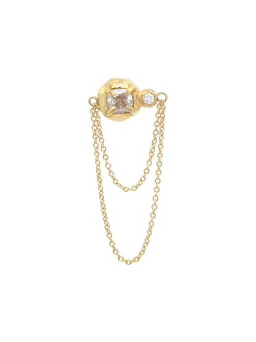 Seoul earring w. diamond  photo