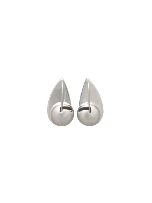Spring earrings in silver photo