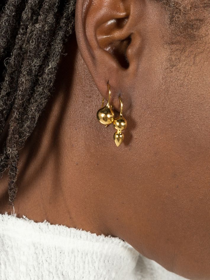 Sintra earrings in gold vermeil