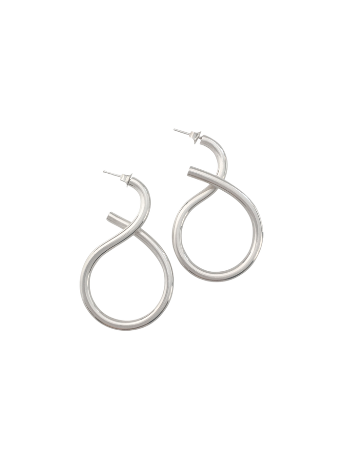 Shape II earrings in silver