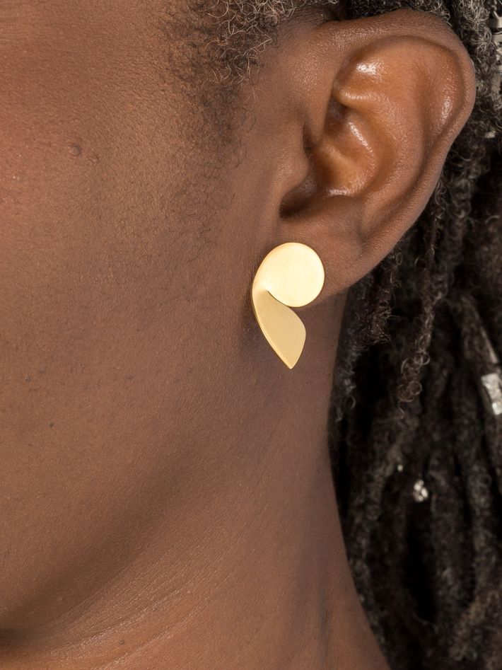 Spirit earrings in gold vermeil