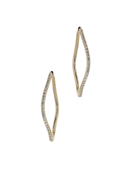 Lightwave diamond hoops yg photo