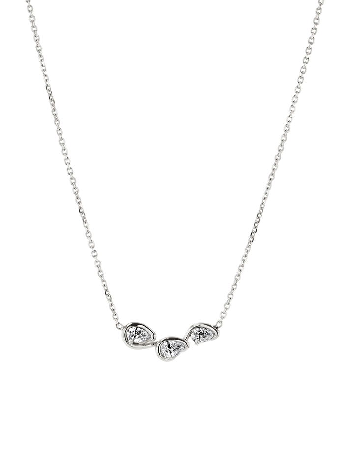 Petite diamond corridor necklace wg