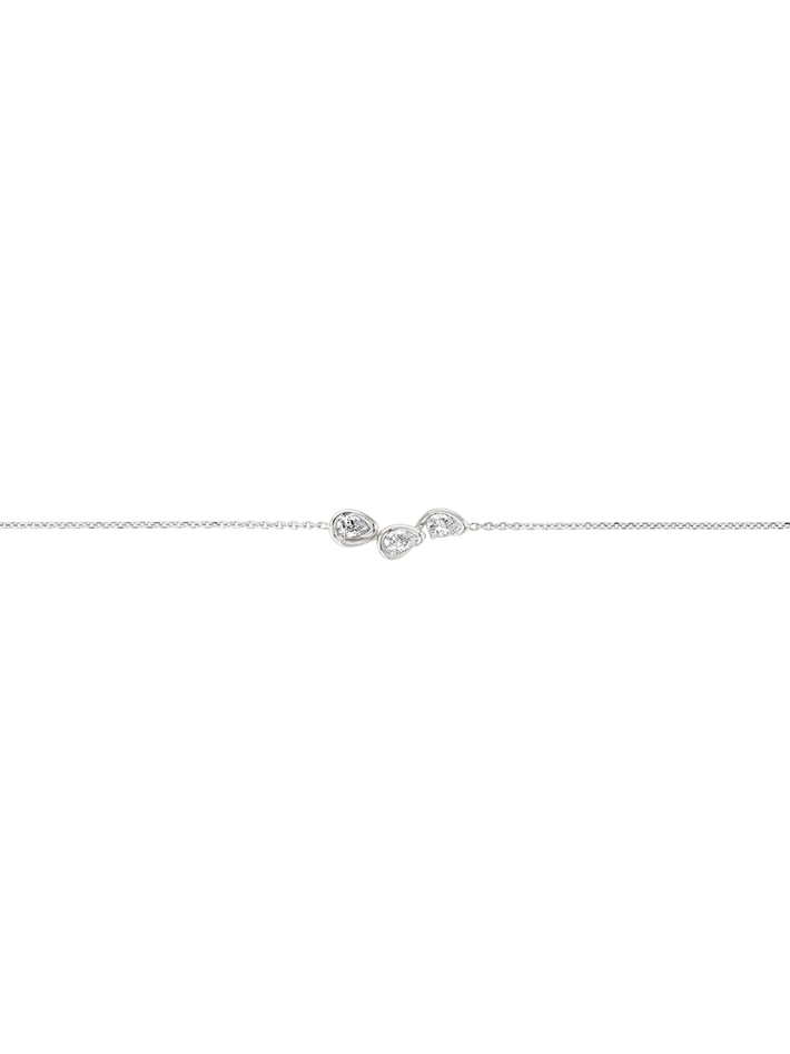 Petite diamond corridor bracelet wg