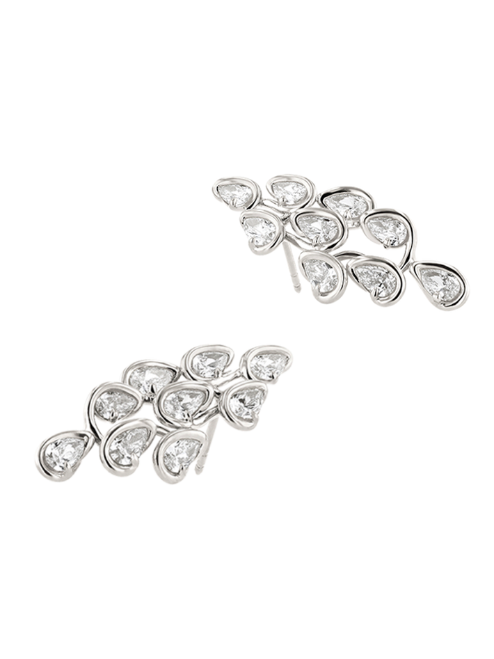 Diamond corridor earrings wg