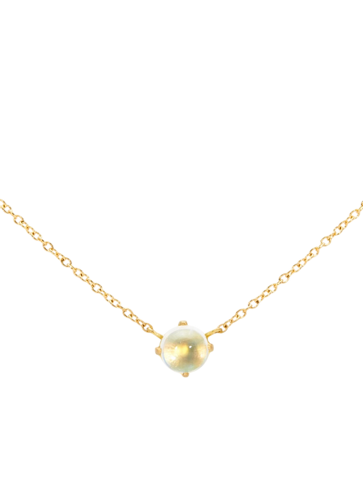 Rainbow moonstone wisp necklace photo