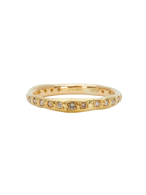 Small brown diamond terra eternity band photo