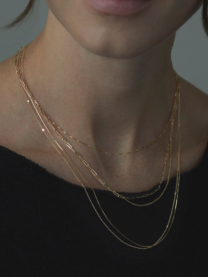 Slip chain necklace
