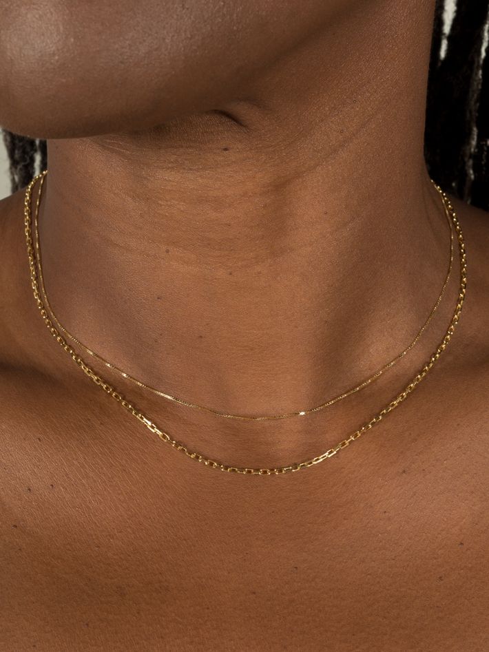 Slip chain necklace