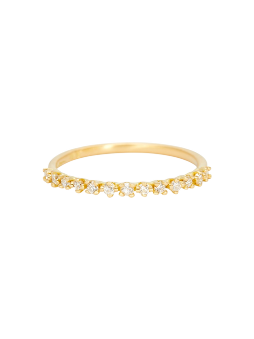 White diamond anadem ring photo