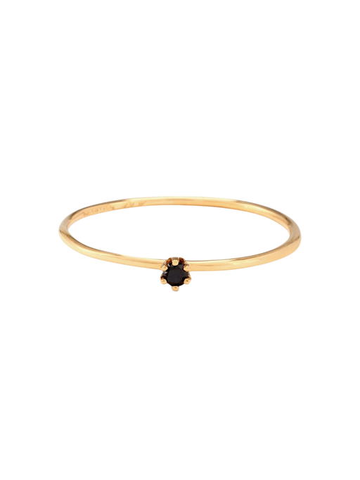 Baby black diamond ring photo