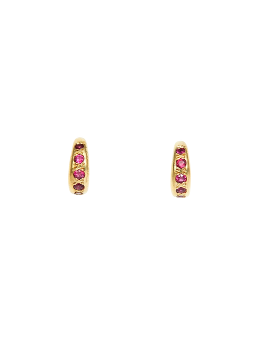 Ruby terra hoop earrings photo