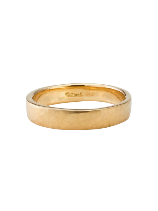 4.2mm signature hammered band photo
