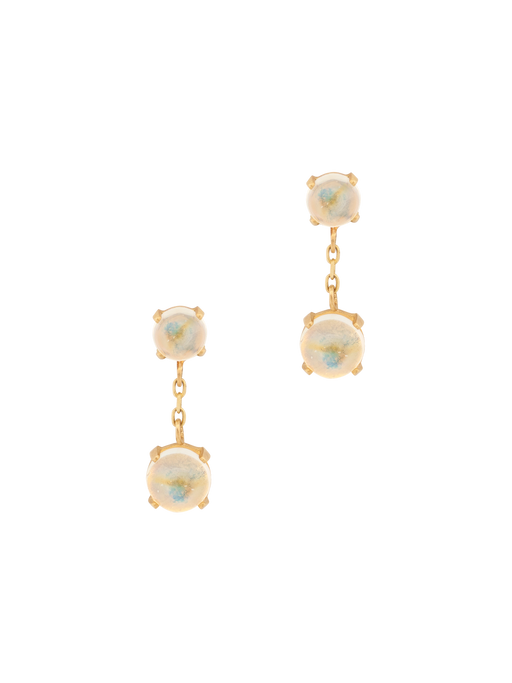 Rainbow moonstone nova earrings photo