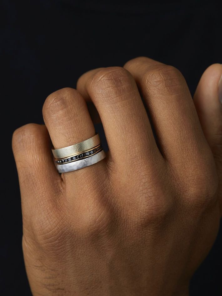 4.2mm square gilded band