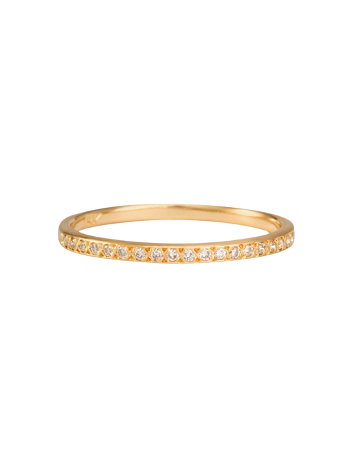 White diamond half-eternity band photo