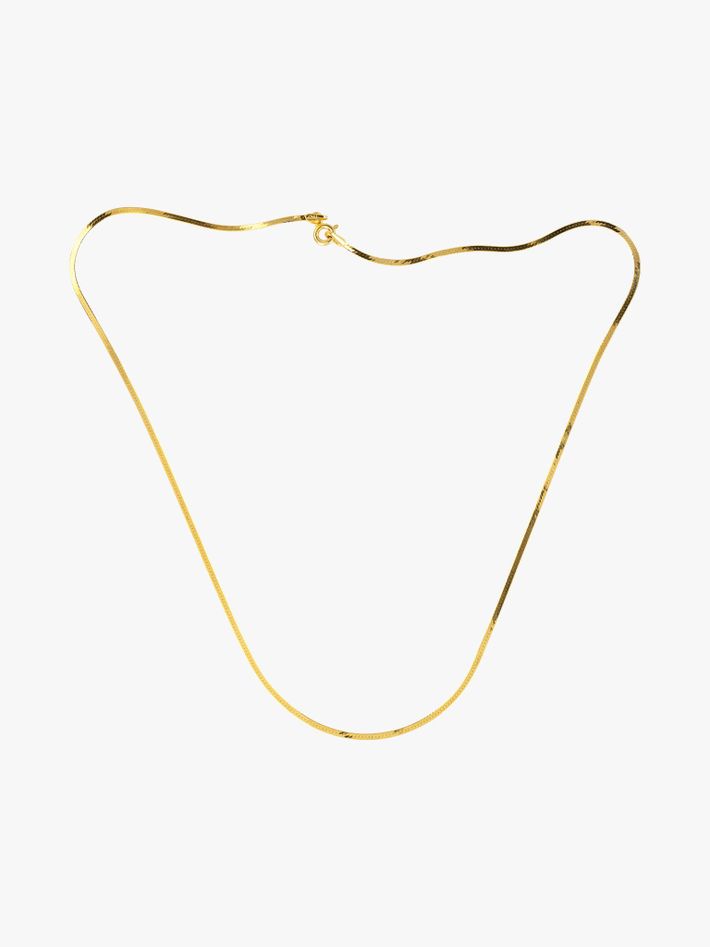 Herringbone chain necklace