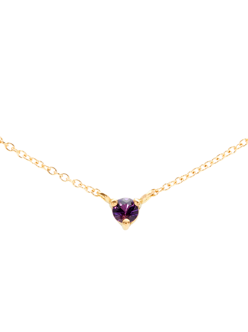 Birthstone amethyst necklace photo