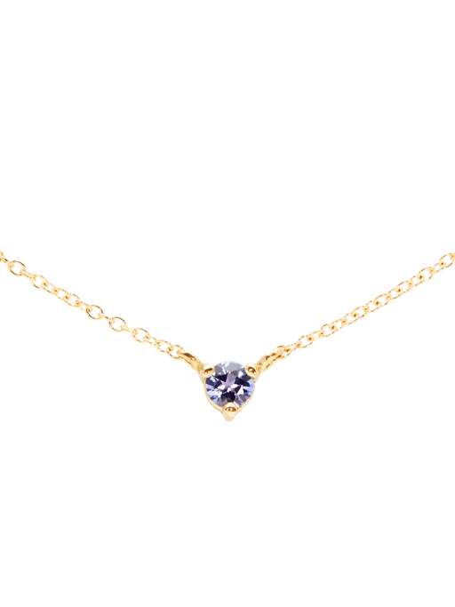 Birthstone tanzanite necklace photo