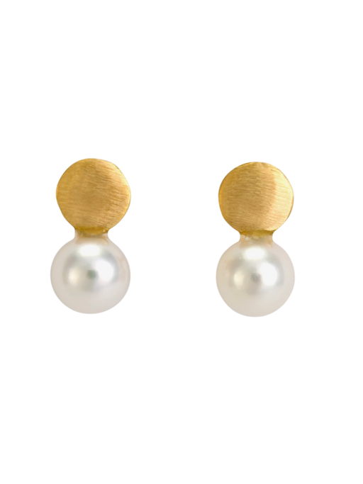 Pearl drop studs photo