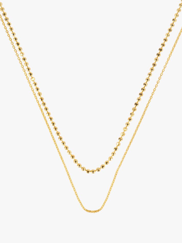 Rippling chain necklace