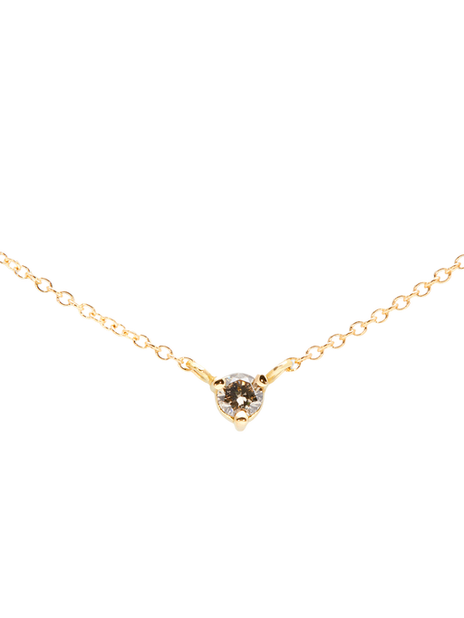 Birthstone brown diamond necklace photo