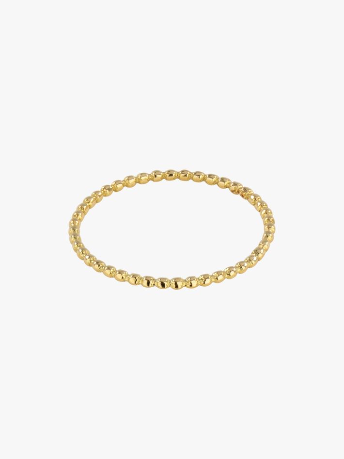 Beaded gold band