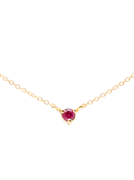 Birthstone ruby necklace photo